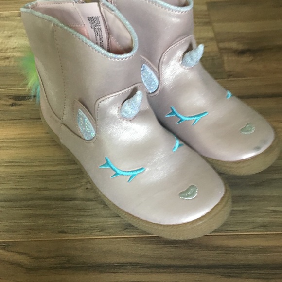 Cat & Jack Shoes Sale Nwt Girls Cat Jack Unicorn Ankle Boots Sz